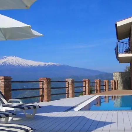 Etna Mare - Pool In Peaceful Location With Breathtaking Views Of The Sea, Mt Etna & - Feriehus Taormina